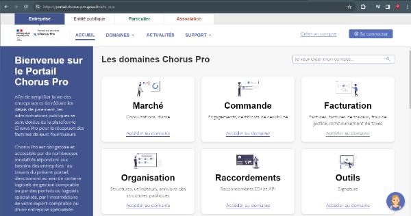 accueil Chrorus pro